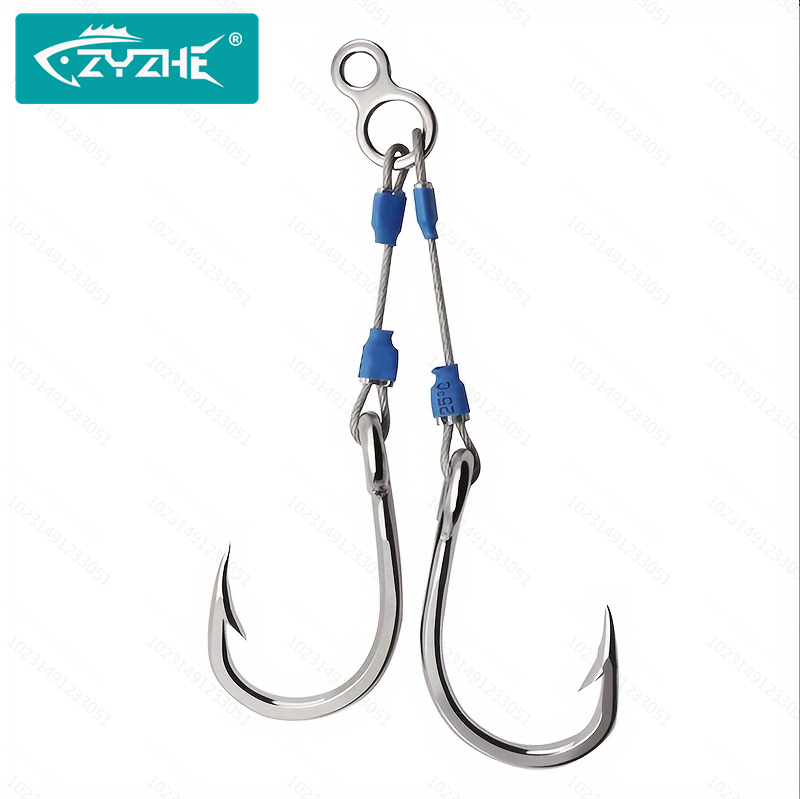Fishing Hook Barbless - Крючки для джиггинга ZYZHE из высокоуглеродистой
