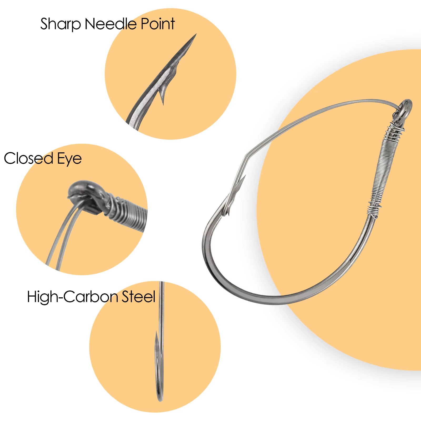 FishTrip Weedless Wacky Rig Ho – обзор и цена Fishing Hook Weedless