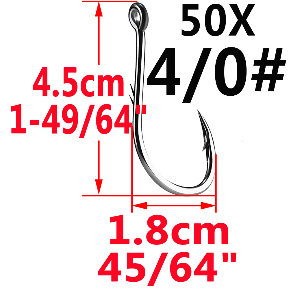 50 шт. Iseama, Круглый рыболов – обзор и цена Fishing Hook Assortment
