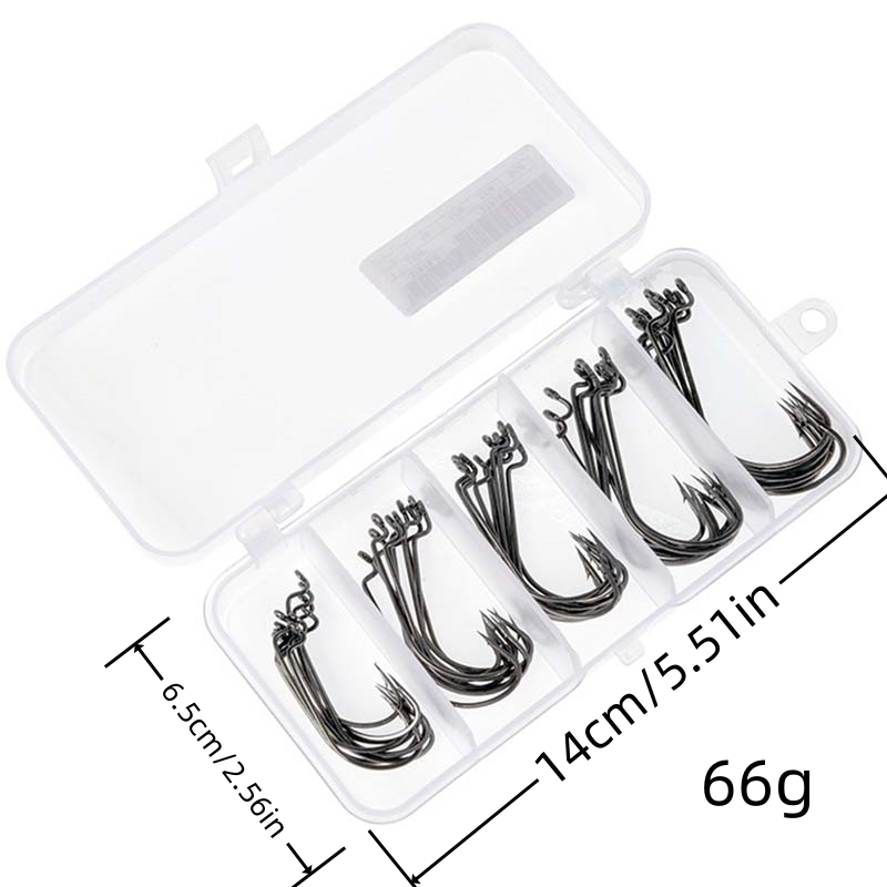 50 шт./упак. Рыболовные крючки – обзор и цена Fishing Hook Offset