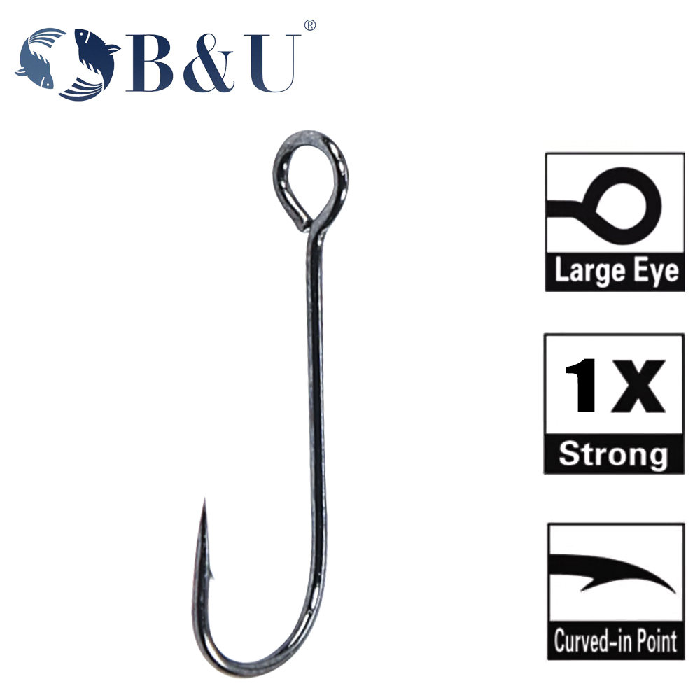 Рыболовные крючки B&U, 20 шт., – обзор и цена Fishing Hook Barbless